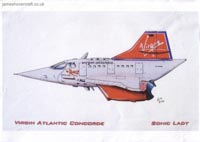 Concorde: Rob Henderson's Aircraft Caricatures